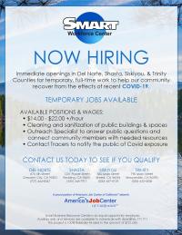 COVID Now Hiring Flyer Image