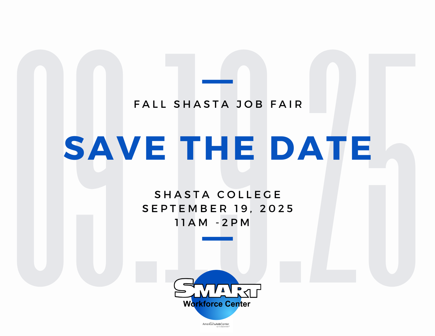 Save the date 9.19.25